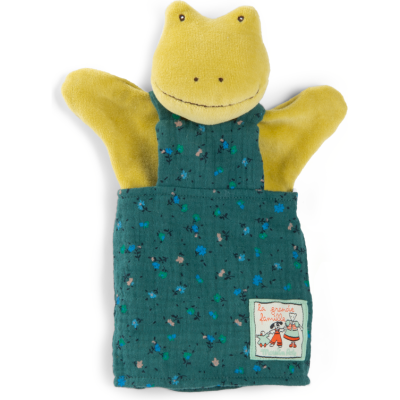 Marionnette Perlette la grenouille La Grande Famille - Moulin Roty