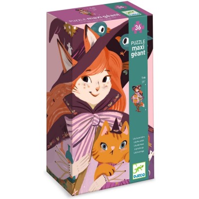 Puzzle Maxi Géant 36 pcs Lily la sorcière - Djeco