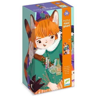 Puzzle Maxi Géant 36 pcs Pio le magicien - Djeco