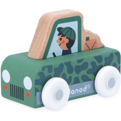 Voiture tout-terrain en bois Vallée blanche - Cross Roads : Véhicules, garages et voitures - Janod