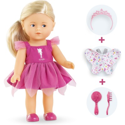 Coffret mini poupée 20 cm et accessoires : rosy fée - Corolle