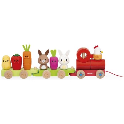 Train de Ferme à tirer - Janod