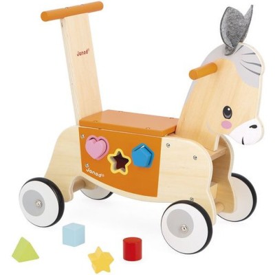 Porteur âne - Jouet en bois - Janod
