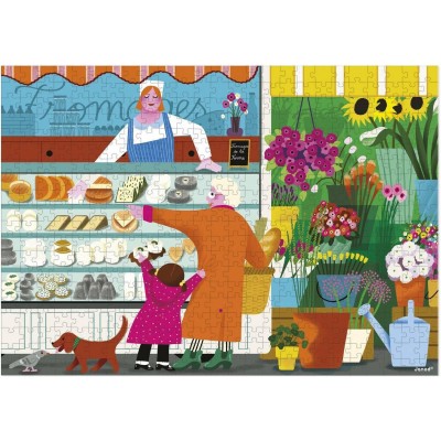 Puzzle Sur Le Marché 500 pièces : Puzzles 500 à 2000 pièces - Janod
