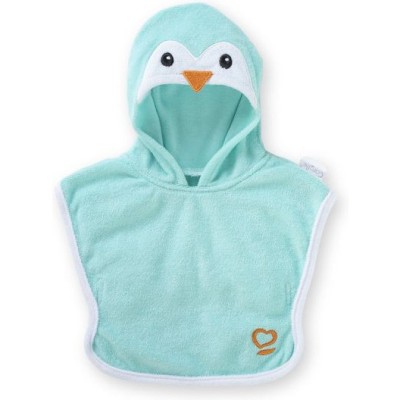 Vêtement pour poupon 30 cm : cape de bain pingouin - Corolle