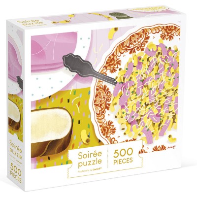Puzzle Coquillettes Jambon 500 pièces : Puzzles 500 à 2000 pièces - Janod