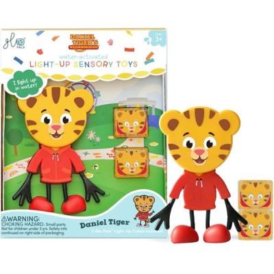 Coffret Personnage Daniel le tigre - Jouet de bain - Glo Pals