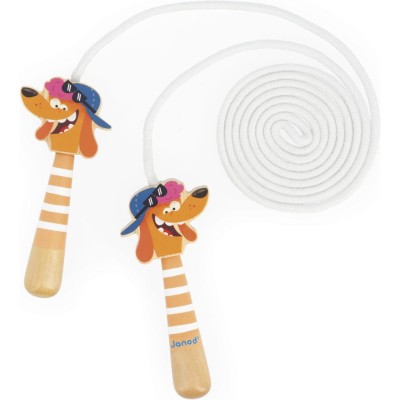 Corde à Sauter Chien Applepop : Sports & Activités d'extérieur - Janod
