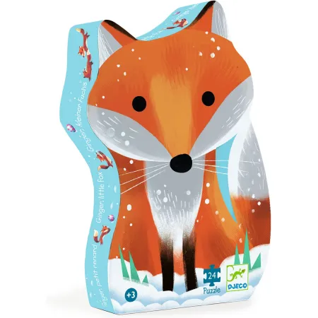 Puzzle 24 pièces : ginger, petit renard - Djeco