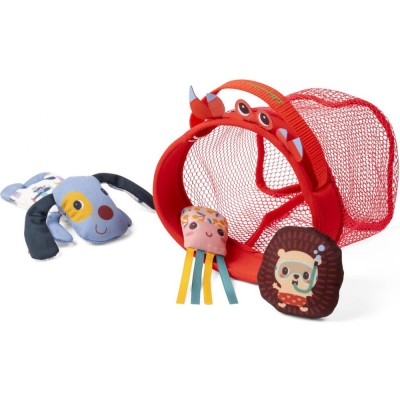 Filet de pêche enfant - Jules le chien et ses amis : jouet de bain éducatif - Au bain - 3 mois + - Lilliputiens