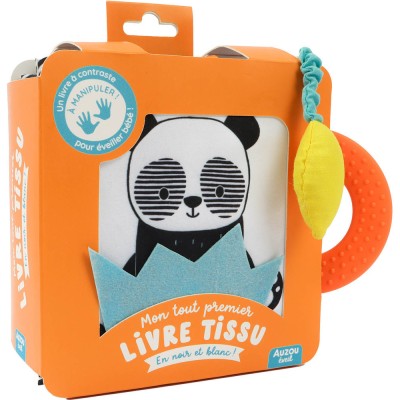 Mon tout premier livre tissu - En noir et blanc ! - Livres enfants - Auzou