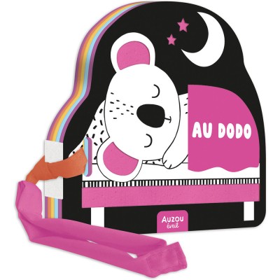 Mon premier livre poussette en noir et blanc - Au dodo - Livres enfants - Auzou