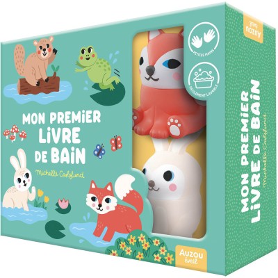 Mon premier livre de bain - Le bain de petit renard - Livres enfants - Auzou