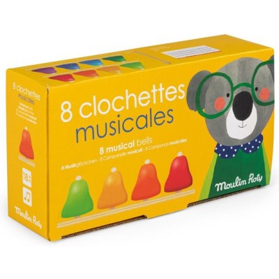 8 clochettes musicales Les Popipop - Moulin Roty