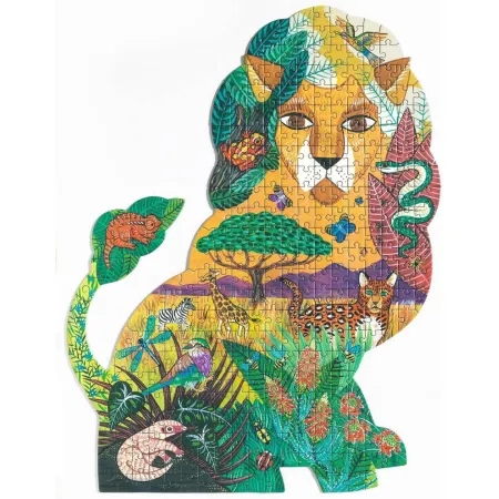 Puzzle 350 pièces : lion - Djeco