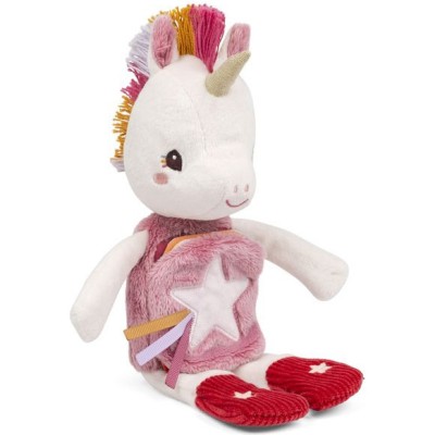 Peluche phosphorescente et livre en tissu Lena la licorne - Jouet d'éveil - Lilliputiens