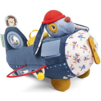 Peluche Jules avion d'activités - Jouet en tissu - Lilliputiens