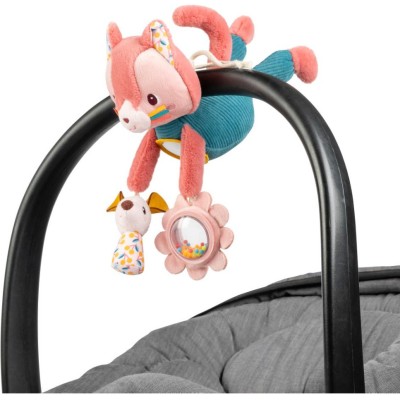 Peluche chat à suspendre - Jeanne acti-nomade - Jouet noma - Lilliputiens