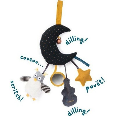 Jouet d'éveil Lune Moulin Roty - Les Moustaches