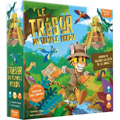 Grands jeux - Le trésor du temple perdu - Auzou