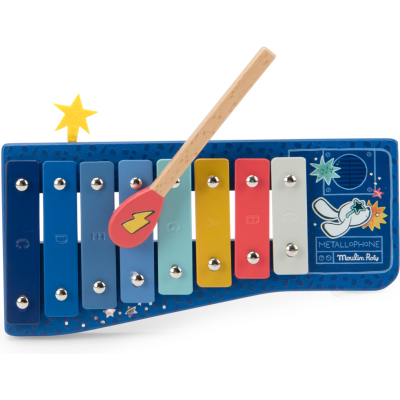 Métallophone Puce & Pilou - Instrument de musique - Moulin Roty