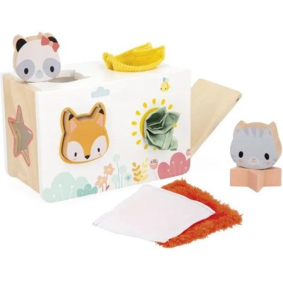 Boîte à mouchoirs sensorielle Pure : Manipulation & Encastrement - Janod