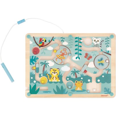 Labyrinthe à Billes Tropik - bois - : Jeux d'adresse - Janod