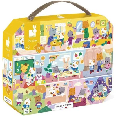 Puzzle en carton Les rituels 24 pièces : Puzzles 20 à 49 pièces - Janod