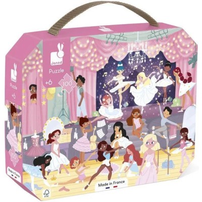 Puzzle en carton Les danseuses 100 pièces : Puzzles 50 à 149 pièces - Janod