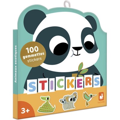 Gommettes Animaux Exotiques x100 : Mosaïque, gommettes & stickers - Janod