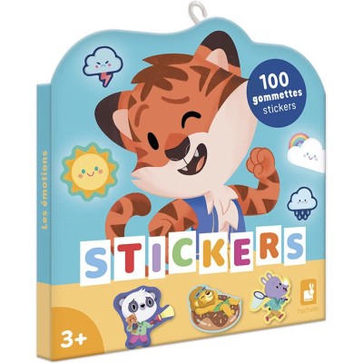 Gommettes Émotions x100 : Mosaïque, gommettes & stickers - Janod