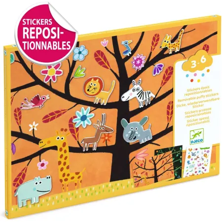 Stickers : chat-perché ! - Djeco