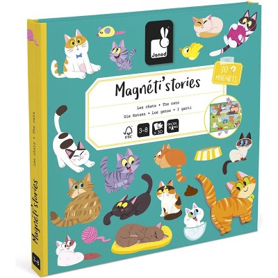 Magnéti'stories les Chats : Jeux éducatifs magnétiques - Janod
