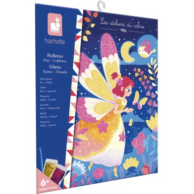 Kit Créatif - Paillettes à Coller Fées : Collection "Les Ateliers du Calme" - Janod