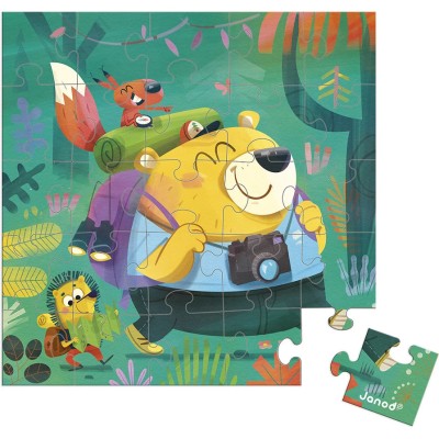 Carte Puzzle Randonnée 25 pcs - Janod