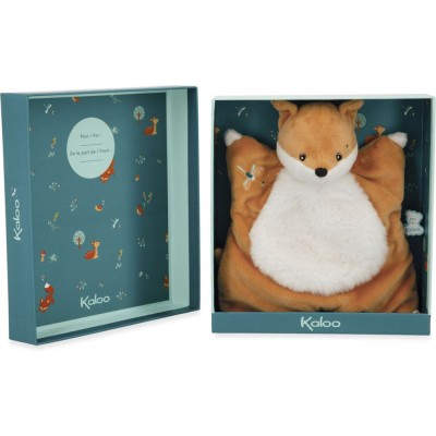 Doudou carré Léonard le renard - Les Fripons - Kaloo