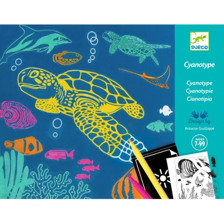 Coffret Cyanotype Outremer - Papier photosensible - Djeco