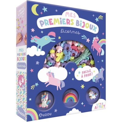 Mes premiers bijoux - Mes premiers bijoux - Licornes - Activités et loisirs créatifs - Auzou