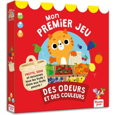 Grand jeu - Mon premier jeu des odeurs et des couleurs - Auzou