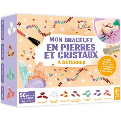 Mon bracelet en pierres et cristaux à déterrer - Activités et loisirs créatifs - Auzou