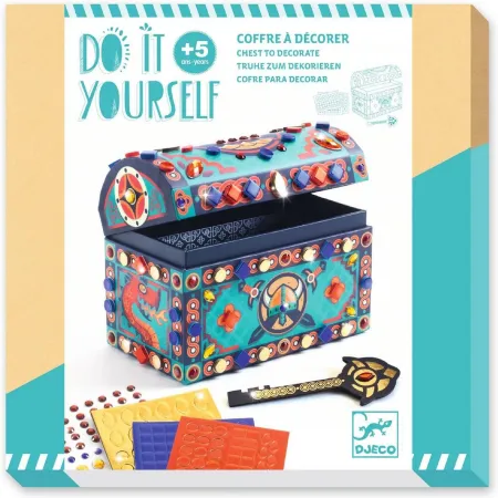 Coffre à décorer Super trésor Diy - Djeco