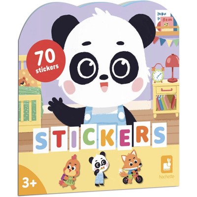 Cahier de Stickers et Décors Ma Journée : Mosaïque, gommettes & stickers - Janod