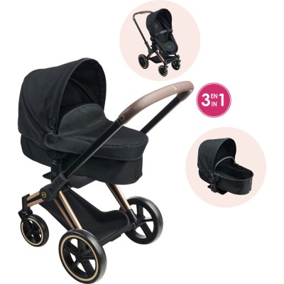 Landau 3 en 1 Cybex Priam Noir pour poupon - Jouet - Dès 3 ans - Corolle