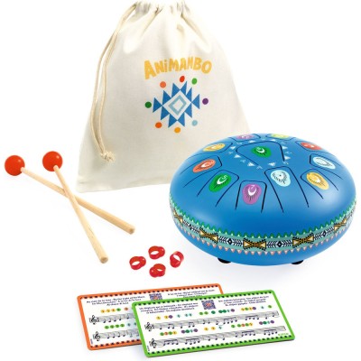 Grand tambour à languettes - 11 notes - Instrument de musique Animambo - Djeco