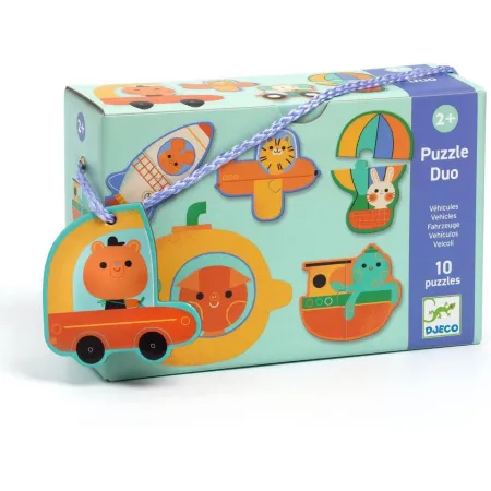 Puzzles duo - véhicules - Djeco