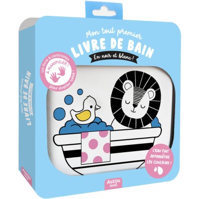 Mon premier livre de bain magique - En noir et blanc ! - Livres enfants - Auzou