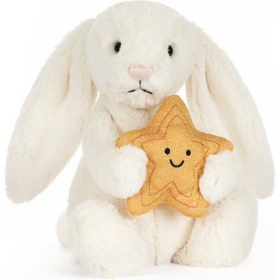 Jellycat Peluche Cream Bunny with Star - Jellycat