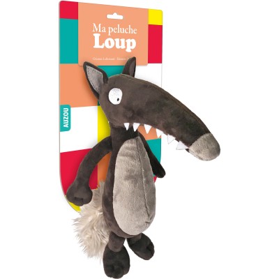 Ma peluche loup nue - Auzou