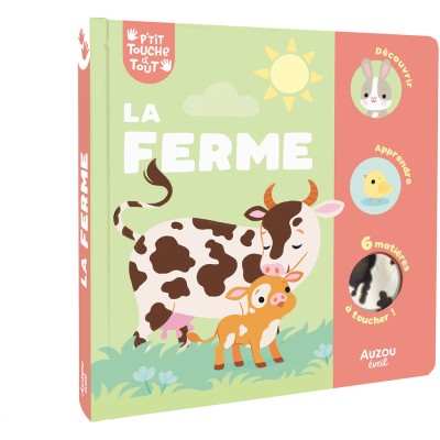 P'tit touche à tout - La ferme - Livres enfants - Auzou