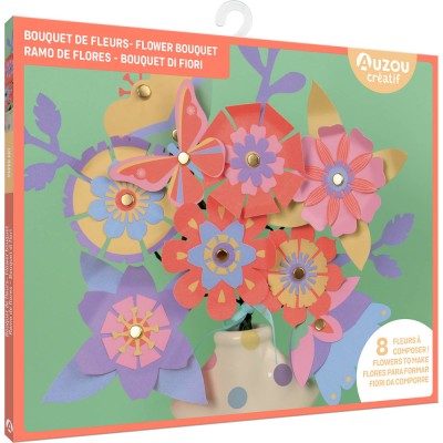 Ma pochette d'artiste - Bouquet de fleurs - Activités et loisirs créatifs - Auzou